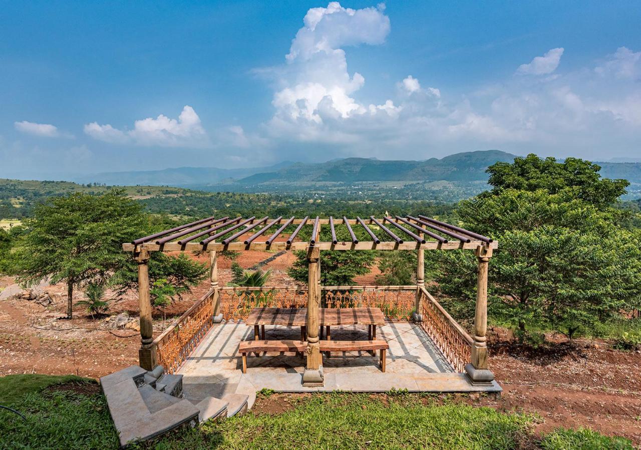 Saffronstays Niramay, Torna-Rajgad - Rustic Pool Villa With A Gazebo And Great Forest Views Marg Asni Экстерьер фото
